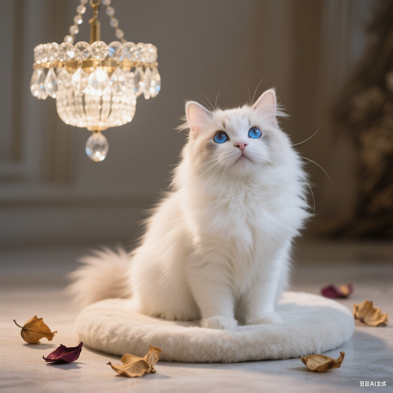 金吉拉猫的图片，采用写实宠物摄影风格
