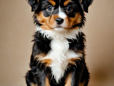 可爱瑞士伯恩犬写真摄影图片