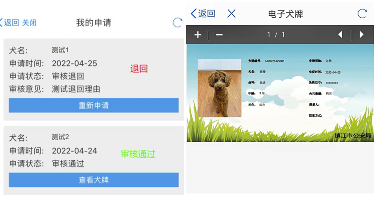 镇江：“养犬登记”在“苏服办”APP上线