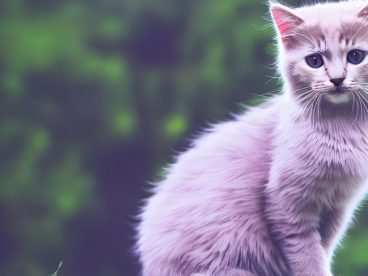 朦胧治愈系小猫摄影图片