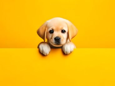 可爱拉布拉多萌犬写真图片