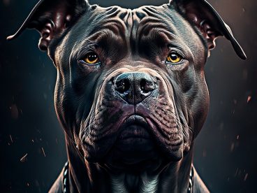 黑色意大利卡斯罗犬图片