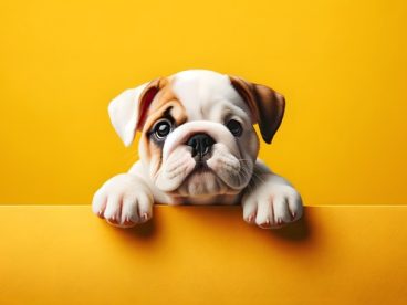 斗牛梗犬可爱写真摄影图片
