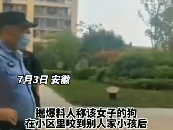 安徽：女子遛狗伤人，自称是酒店老板娘：“小孩没我家狗值钱”